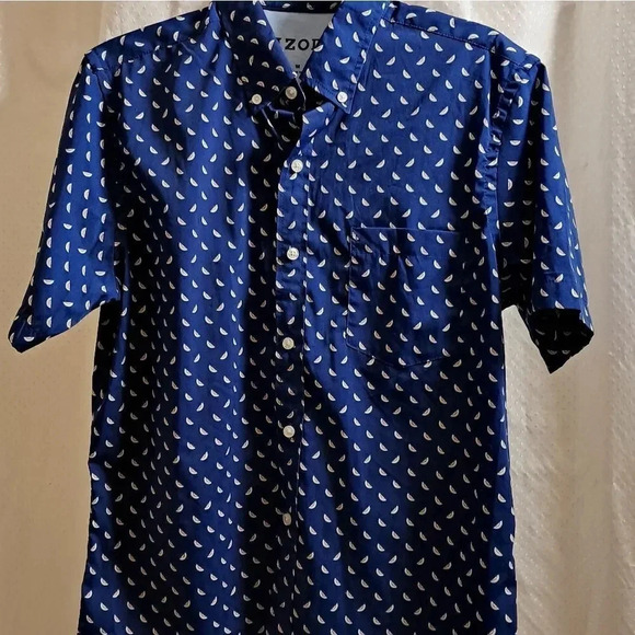 Izod Other - Men's IZOD WATERMELON BUTTON DOWN MED PREPPY BEACH SUMMER FESTIVAL GRAPHIC PRINT